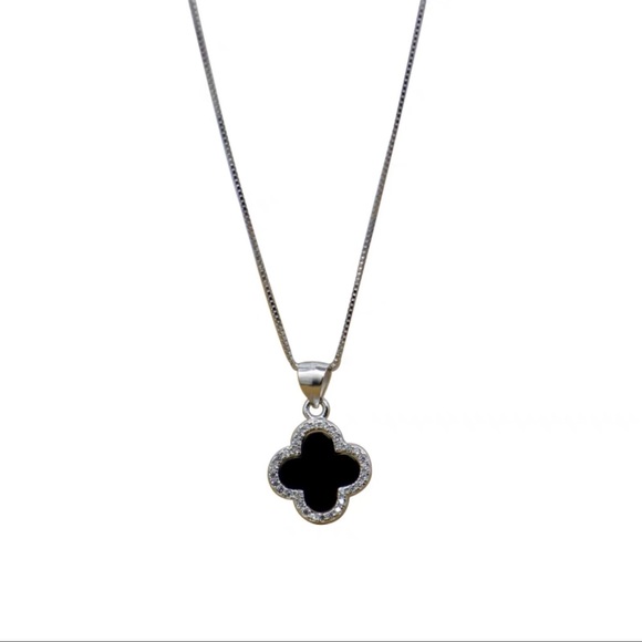 New 925 Sterling silver Onxy Pendant - Picture 5 of 6